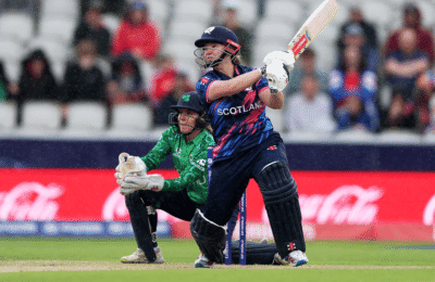 Kathryn Bryce stars as Scotland beat Ireland by 40 runs to bag first win in Women’s T20 World Cup