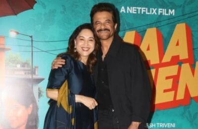 Madhuri Dixit, Anil Kapoor recreate old magic at Maa Behen event, internet reacts