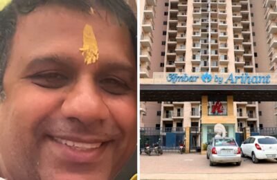 Had bought dream house by paying lakhs, poor construction took away his life… Plaster fell on the flat owner in High Rise Society of Greater Noida, he died.