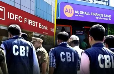CBI's strong attack on loan fraud! Raids at several locations in IDFC First and AU Small Finance Bank case