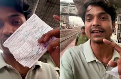 Train delayed, passenger's pocket picked up! TC charged Rs 500 when platform ticket expired, debate erupted