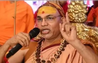 'Vote for cow protectors, not cow killers', Shankaracharya gave such a statement to Govardhan that the entire politics was shaken.