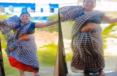 Viral: Dangerous drama started as soon as the camera was turned on, shocking video made in a moving train