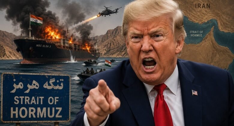 Absolutely not tolerable…To whom did Trump give a direct warning regarding the attack on Indian ships passing through the Strait of Hormuz?